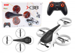Lean Toys Nuotoliniu būdu valdomas dronas X38 SYMA baltas