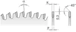 CMT PIŁA TARCZOWA HW D=250 F=32 Z=80 K=3,2/2,8 ... ALUMINIUM, LAMINAT.