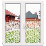 Dekoratyvinė balta matinė lipni plėvelė DECO22