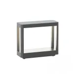 8W LED pastatomas lauko &scaron;viestuvas, grafito sp., 3000K, IP65, E334