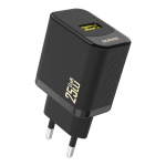 Dudao A27S 25W GaN USB-A įkroviklis – juodos spalvos
