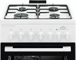 Viryklė Kuchenka Electrolux Akcija! Electrolux gazes plits ar elektrisko cepeskrasni nerusosa terauda 50cm LKK560011W