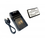 Canon LP-E10 akumuliatorius 1500 mAh + greitasis LED pakrovėjas