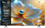 Televizorius TCL 4K QLED TV | 55T8C | 55 | Smart TV | Google TV | Juodas