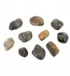 Nb Minerals Poliruoti akmenys Tiger II 30-50 mm akvariumo terariumui 5kg/pak.