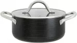Puodas aluminiowy su dangteliu Ribs 20 cm 2,7 l AMBITION