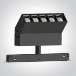 12W LED &scaron;viestuvas į magnetines sistemas MINI/MAXI/P&P, juodas, 3000/4000K, 48V, 38&deg;, 42106AL/B/V