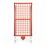 GIOSTYLE Drabužių džiovyklė Love balta oranžinė 180x56x96cm