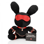Shots Rabbit Bondage - Velvet - Large - Juodas