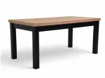 Didelis i&scaron;traukiamas stalas 100x200/300 ąžuolo spalvos svetainei/valgomajam