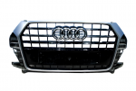 Audi Q3 8U 2015-2018 Radiator Grille Juodas Blizgantis VAG Originalus 8U0853651MT94