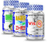 Fen Sport Nutrition FEN Omega 3+ FEN Vit D + FEN ZMB6, 3 x 120 kaps, (Vitaminų, mineralų rinkinys)