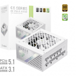 Gamemax PSU | GS 650G WH | 650 W | SFX | Baltas | Full Modular