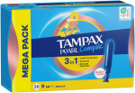Tampax Compak Pearl Regular Tamponai Su Aplikatoriumi, 36 vnt.