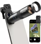 Apexel Objektyvas Zoom Tele 10x + Makro 200mm i&scaron;maniesiems telefonams / / Apl-tm10 (SB11886)