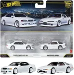 Hot Wheels Auk&scaron;čiausios kokybės 2 transporto priemonių rinkinys Toyota Chaser JZX 100 ir 1989 Toyota Supra