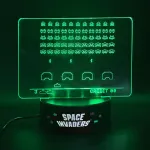 Mad Monkey Space Invaders - Acrylic Lamp