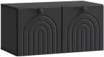 TV staliukas Sieninė TV spintelė Juoda 59,5 x 31 x 30 cm Apdirbta mediena