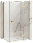Du&scaron;o Kabina Rea Atlas 90x80 Gold de&scaron;inys