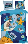 Patalynės komplektas FIRSTGRADE - Jas&Mika Bedsheet Mėlyna - 140 x 200 cm (26-JM-BEDSHEET-Mėlynas)