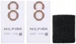 4 flisinės dulkių siurblio mai&scaron;eliai, skirti Nilfisk Multi I 16 ir 20
