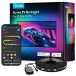 &bdquo;Govee&ldquo; televizorius su 40&ndash;50 colių i&scaron;maniuoju LED foniniu ap&scaron;vietimu, RGBIC