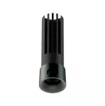 7W LED įleidžiamas/užglaistomas &scaron;viestuvas, juodas, 2700K, 25285-27