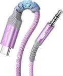 JSAUX 1 m USB-C&ndash;3,5 mm AUX garso laidas su DAC keitikliu, CM0012
