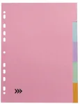 Exacompta Skiriamieji lapai, Lyreco, A4, 160 g, kartonas, 5 skyrių