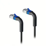 Lanview LV-6AFTP-FLEX-ANG-10B-S, 10 m, Cat6a, U/FTP (STP), RJ-45, RJ-45, juodas