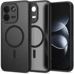 Dėklas TECH-PROTECT BASICMAG MAGSAFE XIAOMI REDMI NOTE 17 PRO MAX 5G MATTE Juodas
