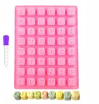 Silikoninė forma raidės + pipetė la&scaron;intuvas 5ml