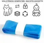 12 įdėklų, skirtų sauskelnių dėžei, suderinami įdėklai, skirti dress up xl classic xl (su visų tipų įdėklais)