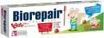 2 vnt. Biorepair Junior Kids Microrepair dantų pasta 50 ml (dviejų pakuotė) apsaugo emalį ir atkuria nuo rūg&scaron;ties erozijos ir apna&scaron;ų, užpildo įtrūkimus/skyles, saugi 0&ndash;13 metų