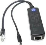 Poe Daliklis 48v į 5v Micro Usb 2.4a Raspberry Pi Maitinimui