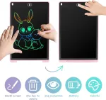 Coolzon Lcd ra&scaron;ymo lenta, 12 colių spalvotas ekranas ra&scaron;ymo plan&scaron;etė vaikams ir suaugusiems, i&scaron;trinama Lcd pie&scaron;imo lenta, elektroninė ra&scaron;ymo lenta, ne&scaron;iojama Lcd pie&scaron;imo ra&scaron;ymo plan&scaron;etė, rožinė