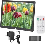 Skaitmeninis nuotraukų rėmelis 15 colių Led ekranas Ir nuotolinio valdymo pultas Skaitmeninis nuotraukų rėmelis Hd ekranas Nar&scaron;ykite nuotraukas Vaizdo grotuvas su fonine muzika Įsimylėjėliams (eu)