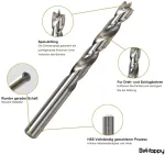 Behappy Hss-g medžio grąžtų rinkinys, 25 vnt., profesionalus medžio grąžtų rinkinys mink&scaron;tai ir kietai medienai, 1&ndash;13 mm, pilnas &scaron;lifavimas &ndash; skirtas gręžtuvams ir akumuliatoriniams gręžtuvams