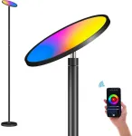 Pastatomas &scaron;viestuvas Smart 25 W Super Bright Led lubų prožektorius, Rgbcw, 2700 K-6500 K, valdymas lietimu ir programėle, suderinamas su Alexa ir Google Home, pastatomas &scaron;viestuvas svetainei, miegamajam, biurui