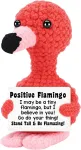Rankų darbo pliu&scaron;inis flamingas - linksmas ir palaikantis draugas