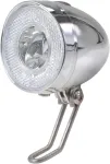 Retro Led Dviračio Priekinis Žibintas su Chromo I&scaron;vaizda
