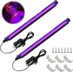 Juoda &scaron;viesa Uv 5 W, 2 vnt. Usb juodos &scaron;viesos lempų rinkinys, ne&scaron;iojama juoda &scaron;viesa Led, 48 Led juodos &scaron;viesos juosta, juodos &scaron;viesos Led juosta diskotekai, Helovino dekoracija, vakarėlio reikmenys, scenos ap&scaron;vietimas