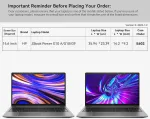 Smatree 15.6 colio smūgiams atsparus ne&scaron;iojamojo kompiuterio krep&scaron;ys, pritaikytas hp zbook power g10/g9 mobile workstation pc, probook 455 g10/g9, probook 450 g10/g9, elitebook 655 g10/g9, elitebook 650 g10/g9 (e602)