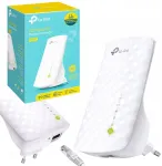 &Scaron;akotuvas Wi-fi signalo stiprintuvas Tp-link Re200 2.4/5 Ghz stabilus ry&scaron;ys iki 750 Mbps