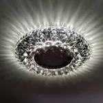 Įleidžiamas halogeninis lubinis &scaron;viestuvas su led juosta gu10