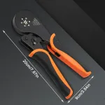 Nconco Replės užspaudimui 0.08-16 mm&sup2; rinkinys, vielos galų antgalių replės su 1200 vienetų dvigubų ir vienagyslių vielos galų antgalių rinkiniu, skirtos "pasidaryk pats" ir pramoniniam naudojimui, izoliuotos