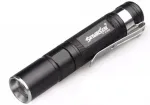 Mini zoom ki&scaron;eninis led žibintuvėlis edc + baterija aaa