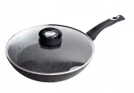 Berretti Tivano 28 cm keptuvė su dangčiu, juoda