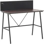 Beliani Ra&scaron;omasis stalas &bdquo;HASTINGS&ldquo;, 100 &times; 52 cm, rudas / juodas