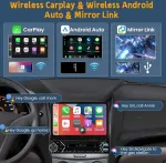 Automagnetola Hikity dab/dab+ automatinis automobilinis radijas 1din belaidis carplay android auto su ekranu i&scaron;plečiamas 7 colių automobilinis radijas 1din su bluetooth fm aux usb mirror link mic vairo valdymu atbulinės eigos kamera